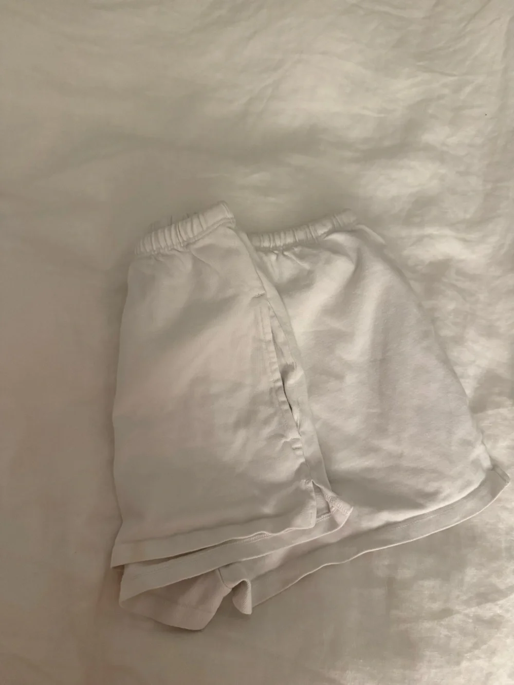 Brandy Melville Off-White Drawstring Lounge Shorts